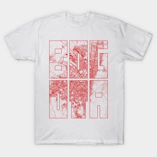 Bogota, Colombia City Map Typography - Oriental T-Shirt